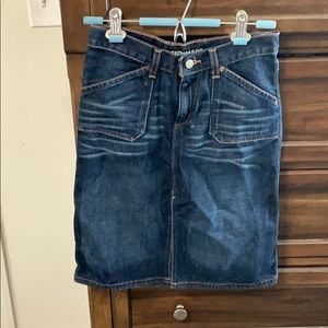 Express jeans skirt